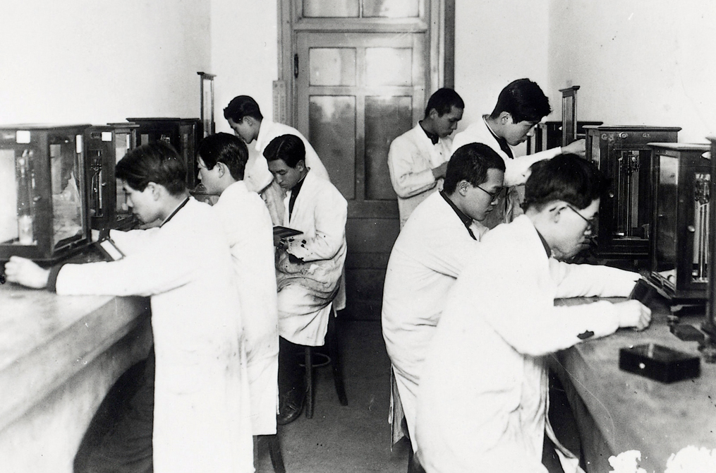 研究室の風景　1943年9月